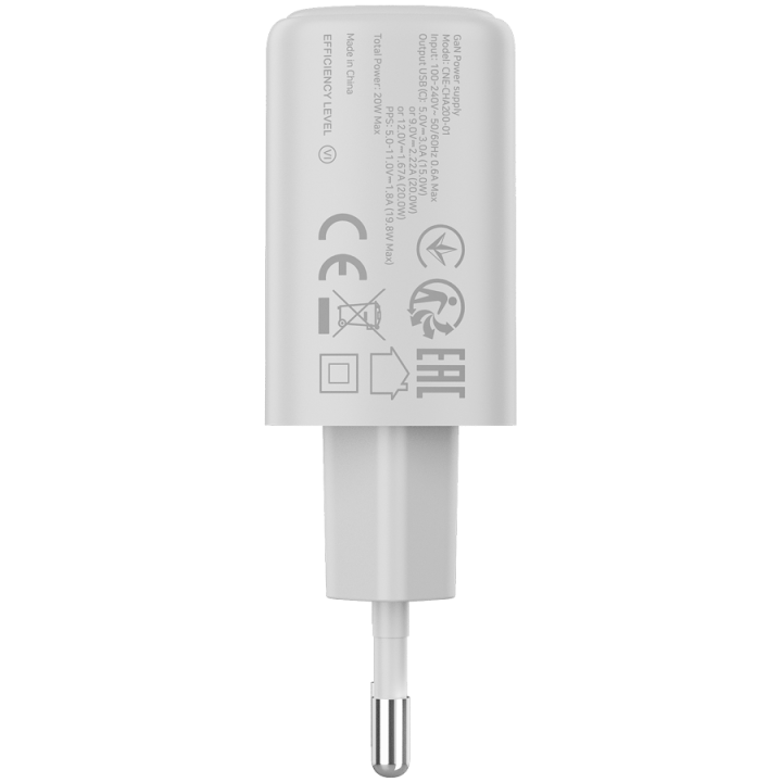 CANYON charger OnCharge 200 20W 1xPD EU White