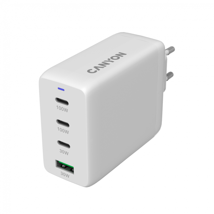 CANYON charger CU100ACC GaN 100W 3xPD 1xQC EU White