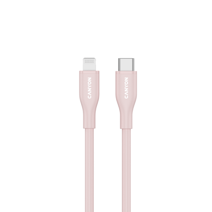 CANYON cable CLNM60 C-L 60W MFI 1m Silicon Pink