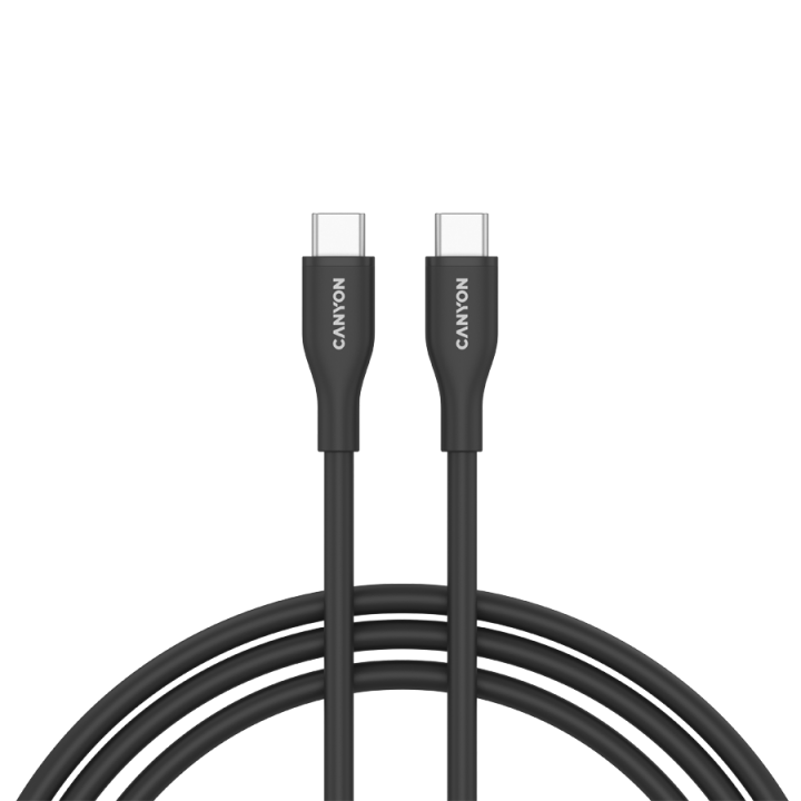 CANYON cable CC60SC10 C-C 60W 1m Silicon Black