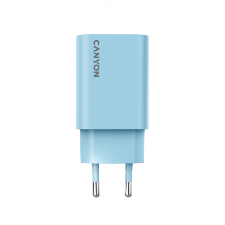 CANYON charger OnCharge 30CL Max Power 30W 1xPD EU Light Blue