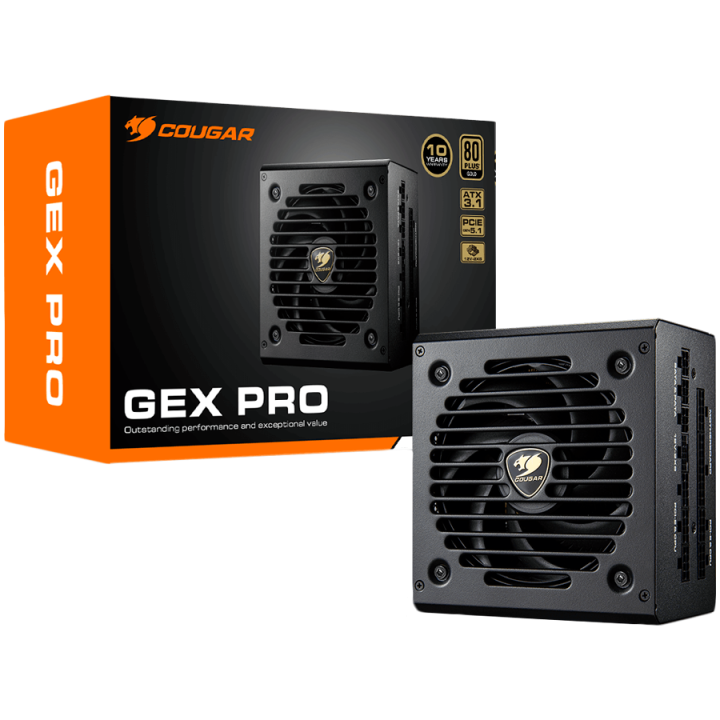 COUGAR GEX PRO 850 PSU, 80 plus Gold, 850W, Fully Modular