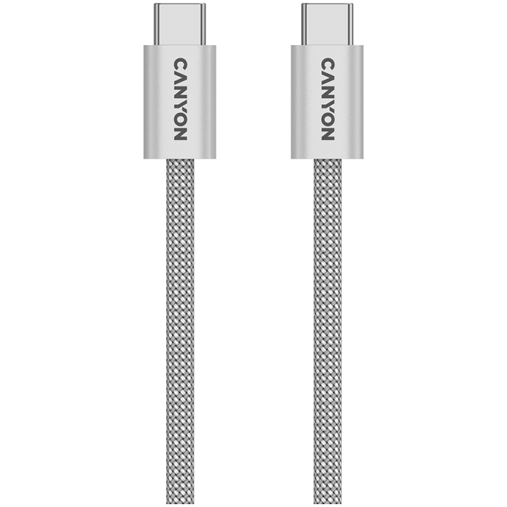 CANYON cable OnWire 60MG C-C 60W Magnet Braided 1m Light Grey