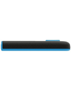 MEMORIE USB 3.2 ADATA 64 GB, retractabila, carcasa plastic, negru / albastru, "AUV128-64G-RBE" (timbru verde 0.03 lei)