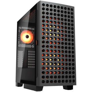 COUGAR AIRFACE ECO RGB PC Case, Mid Tower, Black