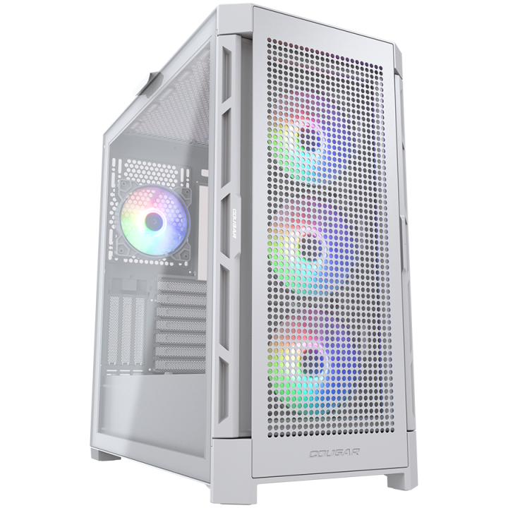 COUGAR AIRFACE PRO RGB PC Case, Mid Tower, White