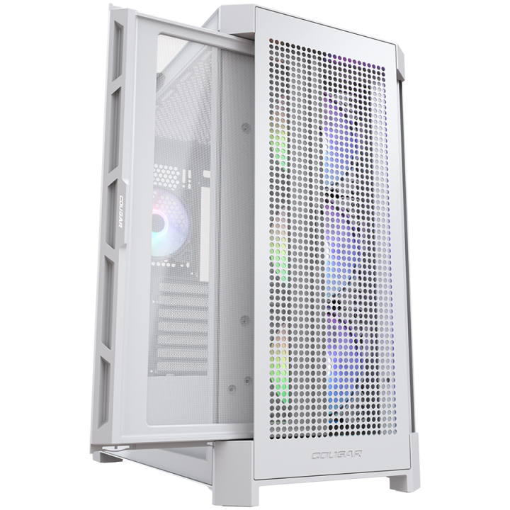 COUGAR AIRFACE PRO RGB PC Case, Mid Tower, White