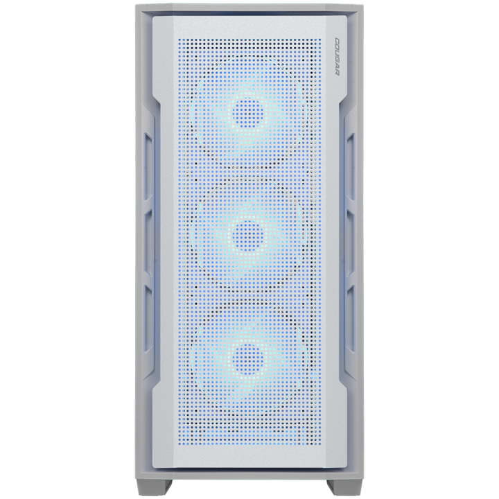 COUGAR UNIFACE RGB PC Case, Mid Tower, White