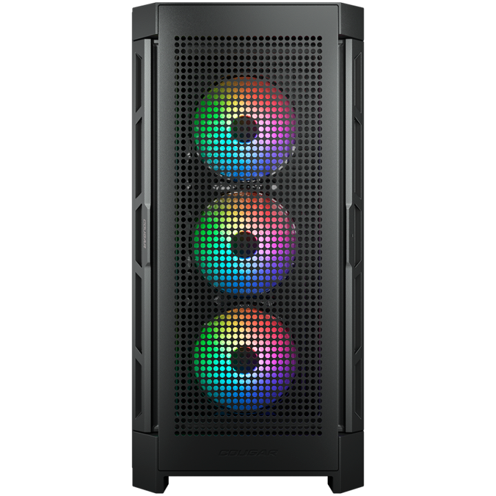 COUGAR DUOFACE PRO RGB PC Case, Mid Tower, Black
