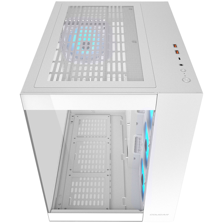 COUGAR FV150 RGB PC Case, Mid tower, White