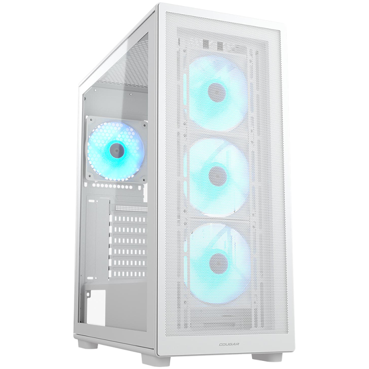 COUGAR MX220 RGB PC Case, Mid Tower, White