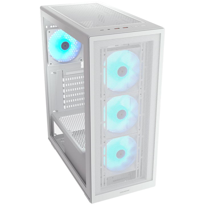 COUGAR MX220 RGB PC Case, Mid Tower, White