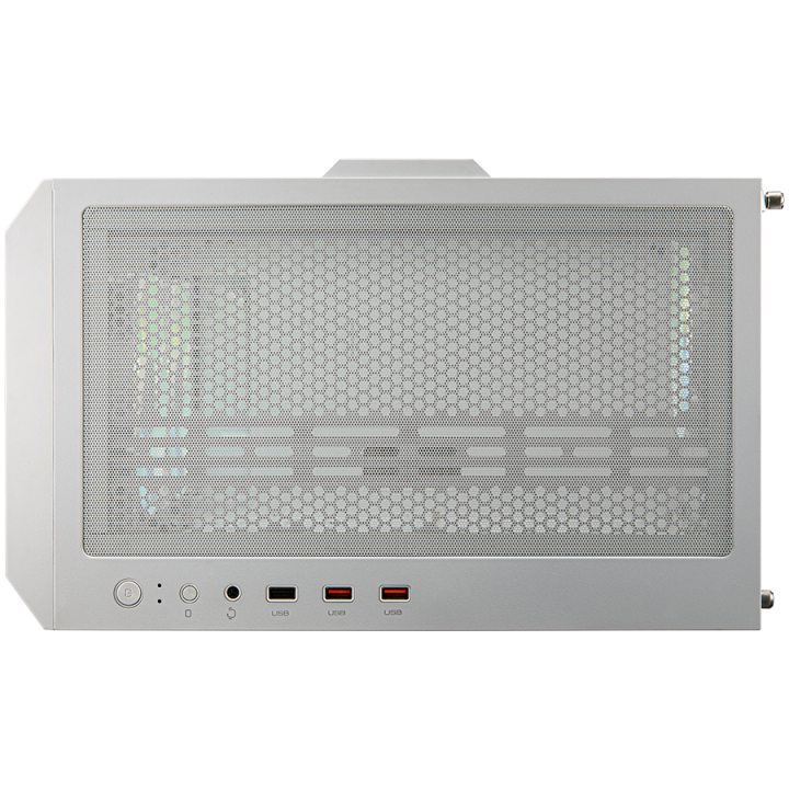 COUGAR AIRFACE RGB PC Case, Mid Tower, White