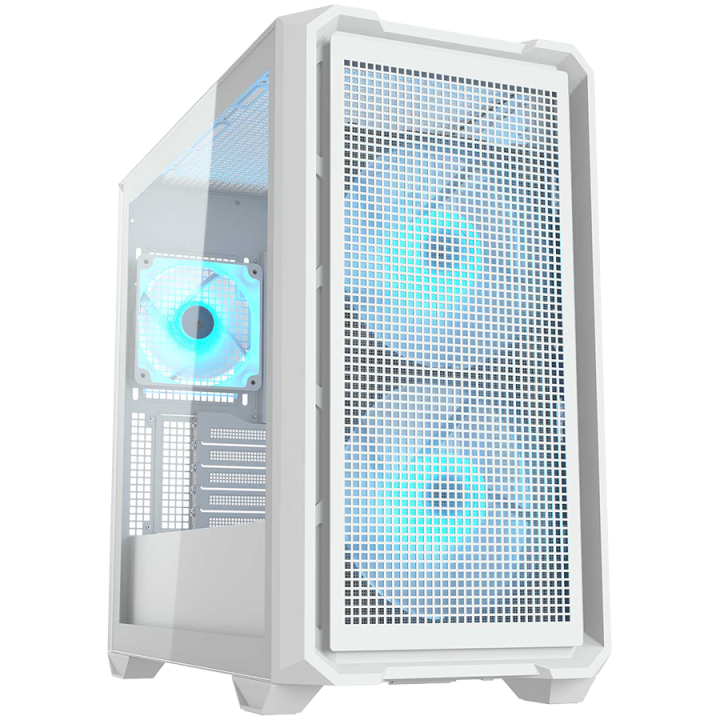 COUGAR MX600 Mini RGB PC Case, Mini Tower, White