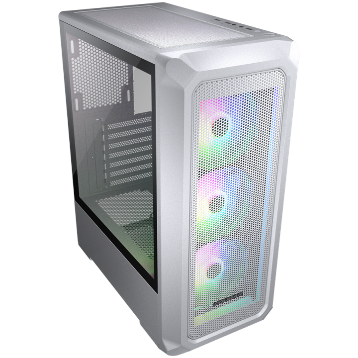 COUGAR Archon 2 Mesh RGB PC Case, Mid Tower, White