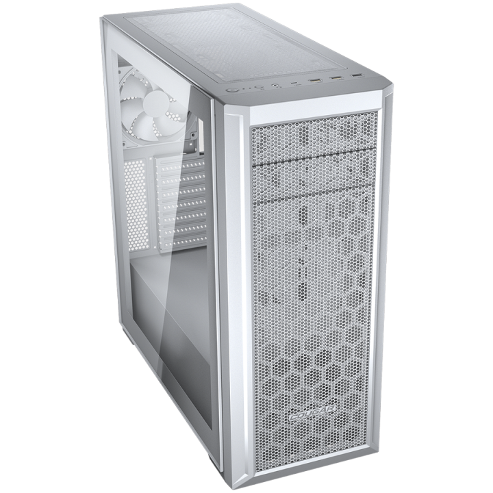 COUGAR MX330-G PRO PC Case, Mid Tower, White
