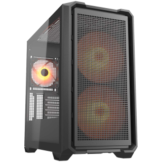 COUGAR MX600 Mini RGB PC Case, Mini Tower, Black