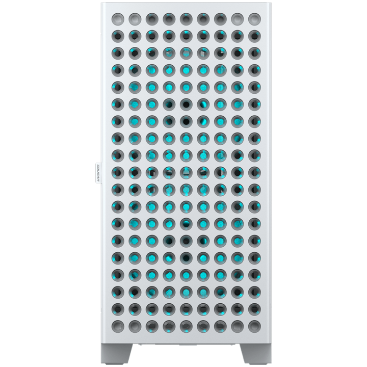 COUGAR AIRFACE ECO RGB PC Case, Mid Tower, White