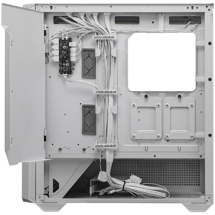 COUGAR MX600 PC Case, Mid Tower, White