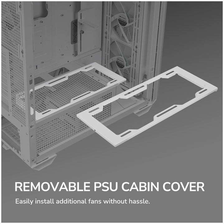 COUGAR MX600 PC Case, Mid Tower, White