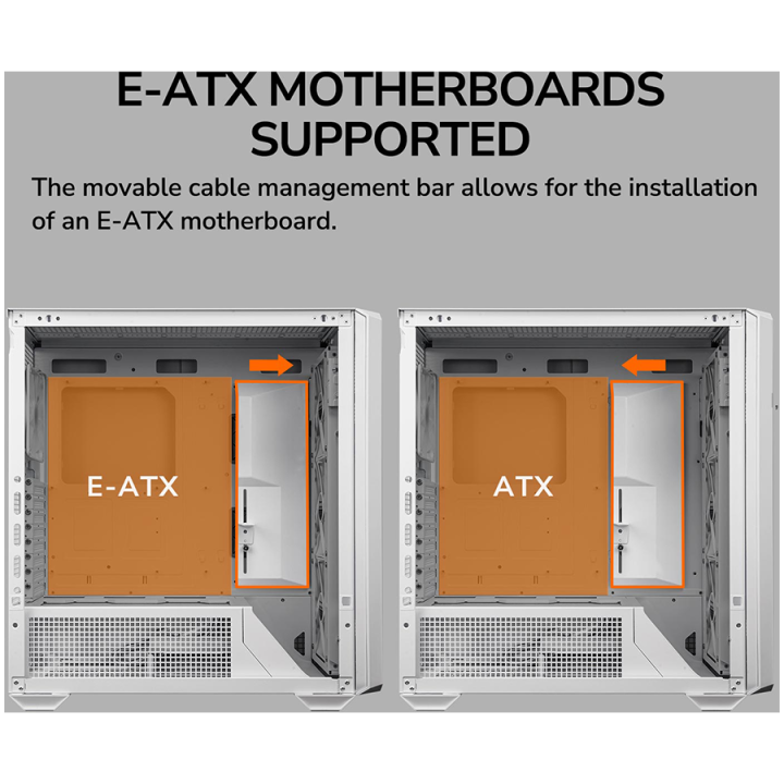 COUGAR MX600 PC Case, Mid Tower, White