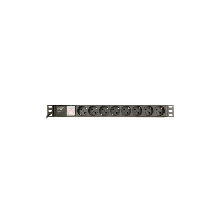 PDU RACK 1U 8 PRIZE 3680W 3M GEMBIRD