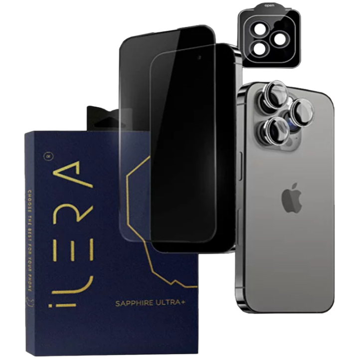 iLera Sapphire Ultra + Glass for iPhone 16 | 15