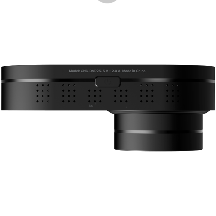 CANYON car recorder DVR25 WQHD 2.5K 1440p Wi-Fi Black