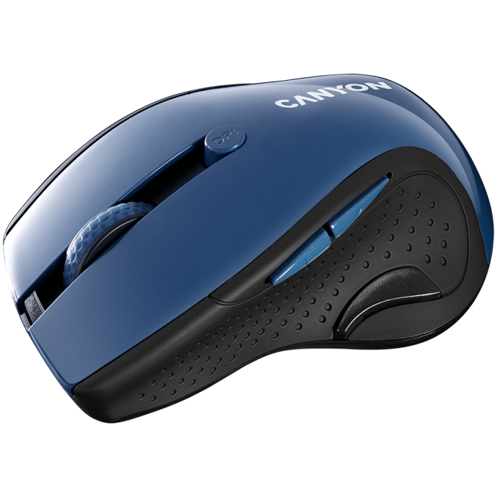 CANYON mouse MW-01 BlueLED Wireless Blue Grey