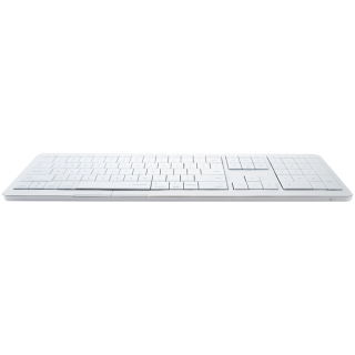 CLEVETURA CLVX 1 Touch-On-Keys AI Wireless Keyboard, ANSI US Mac layout, Scissor Switches, Aluminum Chassis, Interactive RGB, Ma