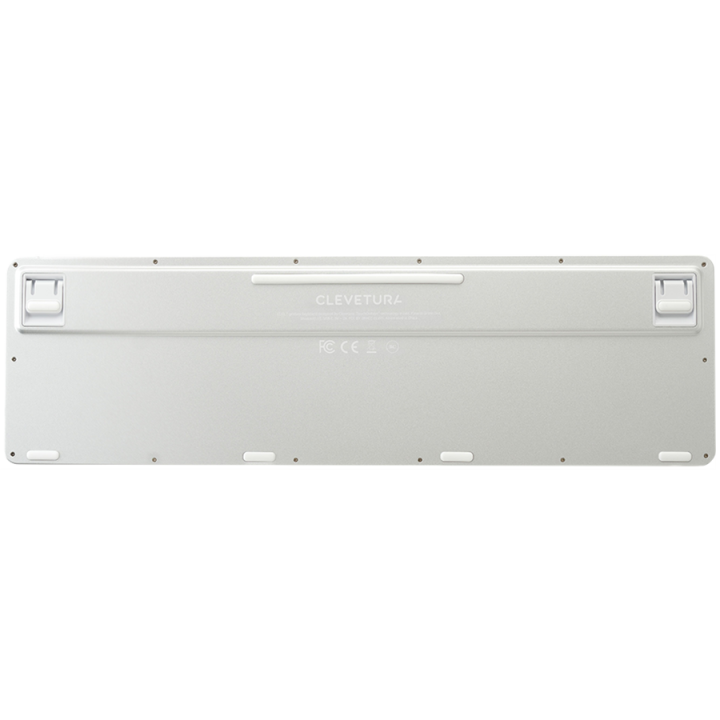 CLEVETURA CLVX 1 Touch-On-Keys AI Wireless Keyboard, ANSI US Mac layout, Scissor Switches, Aluminum Chassis, Interactive RGB, Ma