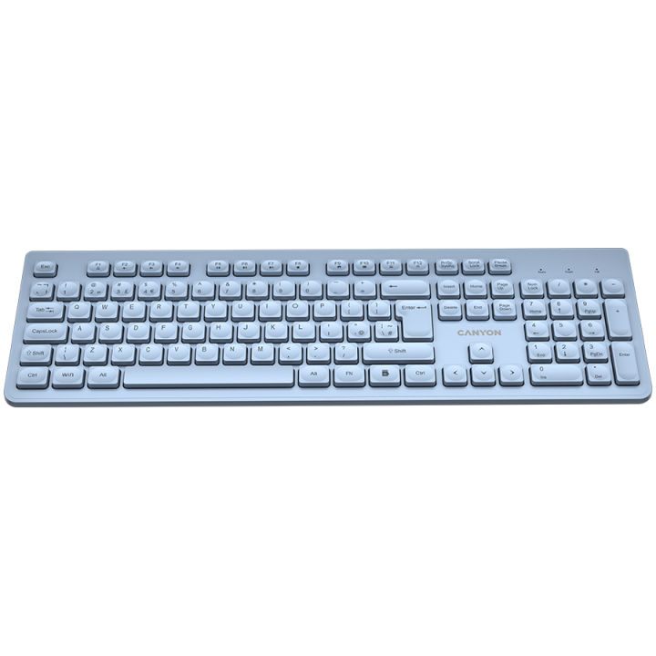 CANYON keyboard HKB-W01 UK/US AAA Wireless Blue