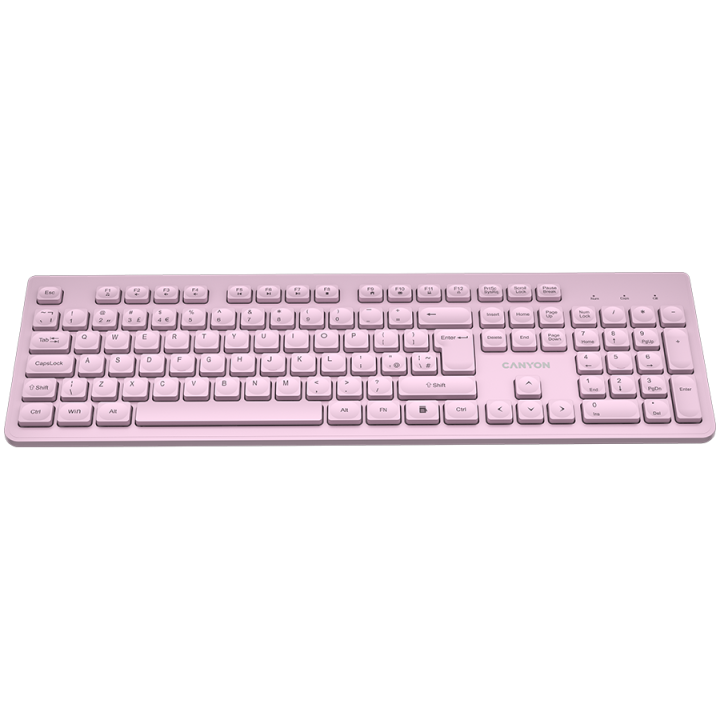 CANYON keyboard HKB-W01 UK/US AAA Wireless Pink
