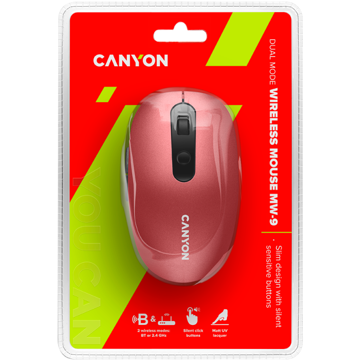 CANYON mouse MW-9 Dual-mode Wireless Red