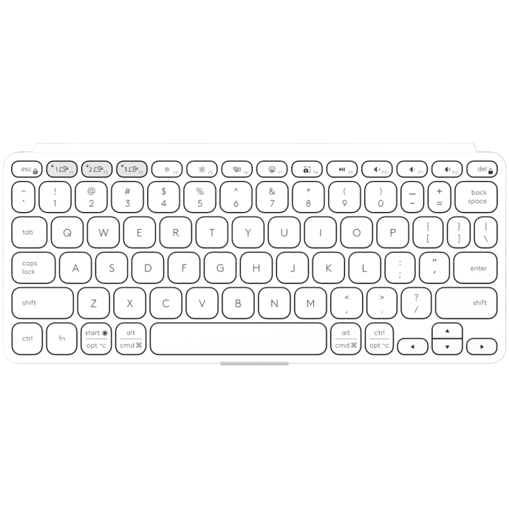 LOGITECH Keys-To-Go 2 - PALE GREY - US INT'L - BT - INTNL-948 - UNIVERSAL