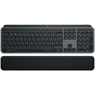 LOGITECH MX Keys S Plus Bluetooth Illuminated Keyboard with Palm Rest - GRAPHITE - US INT'L