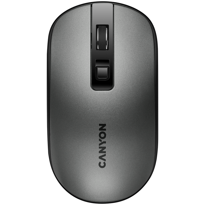CANYON MW-18, 2.4GHz Wireless Rechargeable Mouse with Pixart sensor, 4keys, Silent switch for right/left keys,Add NTC DPI: 800/1
