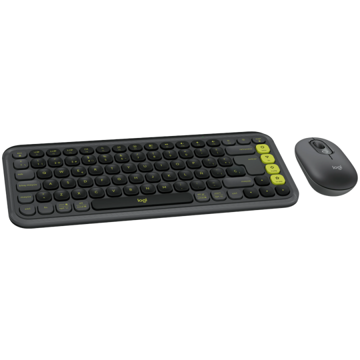 LOGITECH POP ICON COMBO - GRAPHITE - US INT'L - BT - INTNL-973