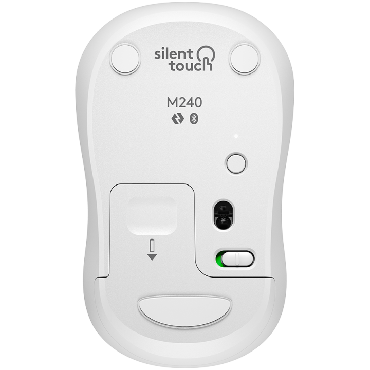 LOGITECH M240 Bluetooth Mouse - OFF WHITE - SILENT