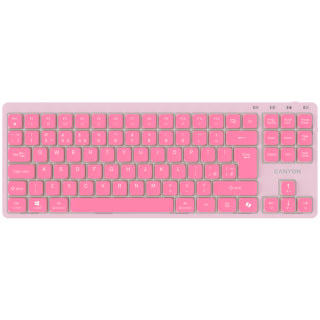 CANYON Keyboard OnType 10 Low Profile EN Wired Pink