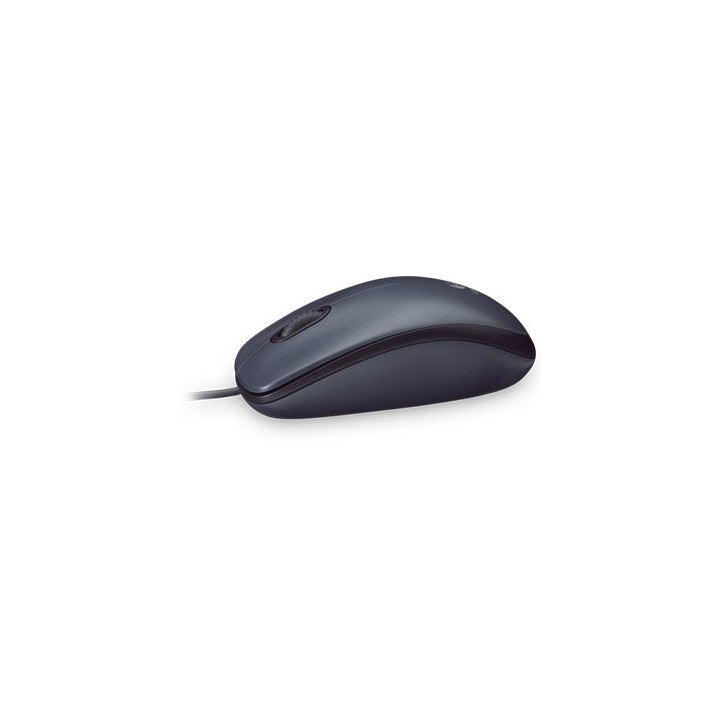LOGITECH M90 Corded Mouse - GREY - USB - EWR2