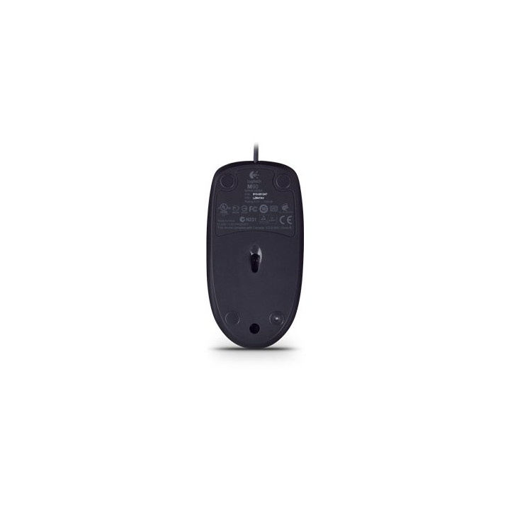LOGITECH M90 Corded Mouse - GREY - USB - EWR2