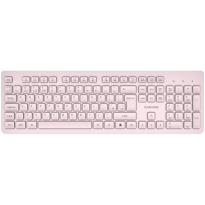 CANYON keyboard HKB-W01 UK/US AAA Wireless Beige