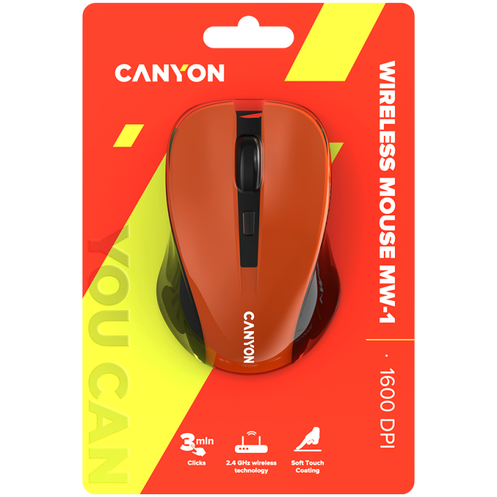 CANYON mouse MW-1 Wireless Orange