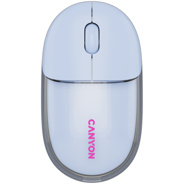 CANYON mouse OnClick 24 BT/ Wireless Transparent/Blue
