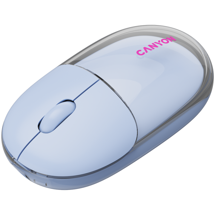 CANYON mouse OnClick 24 BT/ Wireless Transparent/Blue