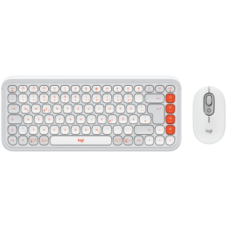 LOGITECH POP ICON COMBO - OFF WHITE - US INT'L - BT - INTNL-973