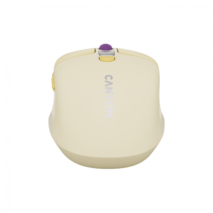 CANYON mouse MW-26 LCD Silent Dual Mode Wireless Yellow