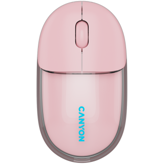 CANYON mouse OnClick 24 BT/ Wireless Transparent/Pink