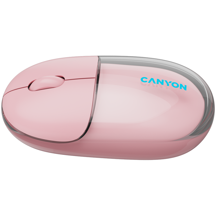 CANYON mouse OnClick 24 BT/ Wireless Transparent/Pink